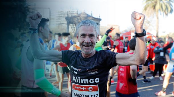 Martin Fiz, atleta.