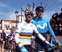 Mikel Landa y Alejandro Valverde, en la Milán San Remo