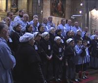 Emocionante actuación del coro de Arratia en la Basílica de Begoña