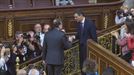 Sánchez llegó a la Moncloa tras una moción de censura contra Rajoy