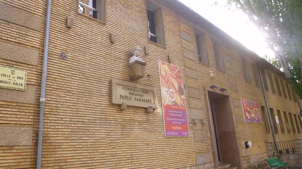 Conservatorio Pablo Sarasate, donde encontrará la Casa de las Mujeres de Pamplona. Foto: Wikipedia
