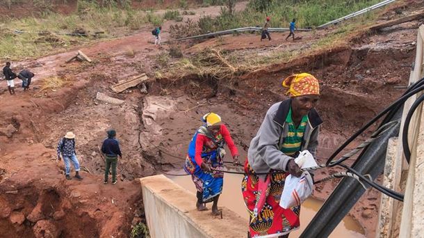 Las consecuencias del ciclón afectan a 1,85 millones de personas solo en Mozambique.