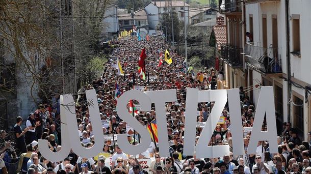 Manifestación en Alsasua (Navarra).