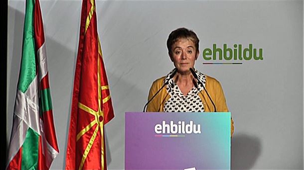 La candidata al Congreso por EH Bildu en Navarra, Bel Pozueta. Foto: EiTB