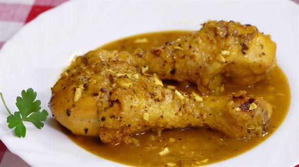 Gorka Barredo receta pollo en pepitoria