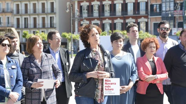 La candidata de Geroa Bai a la alcaldía de Pamplona, Itziar Gómez.