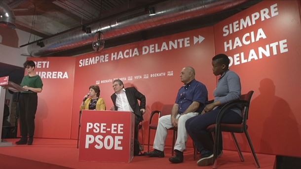 Acto del PSE en Bilbao