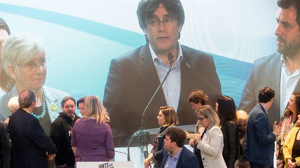 Carles Puigdemont, M26ko hauteskunde gauean.