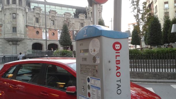 Un parquímetro de Bilbao.