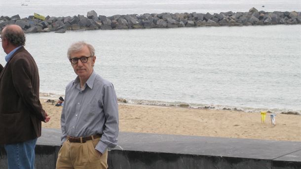 Woody Allen, en 2008 en San Sebastián.