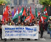 Convocan tres días de huelga en el metal de Bizkaia para junio y julio