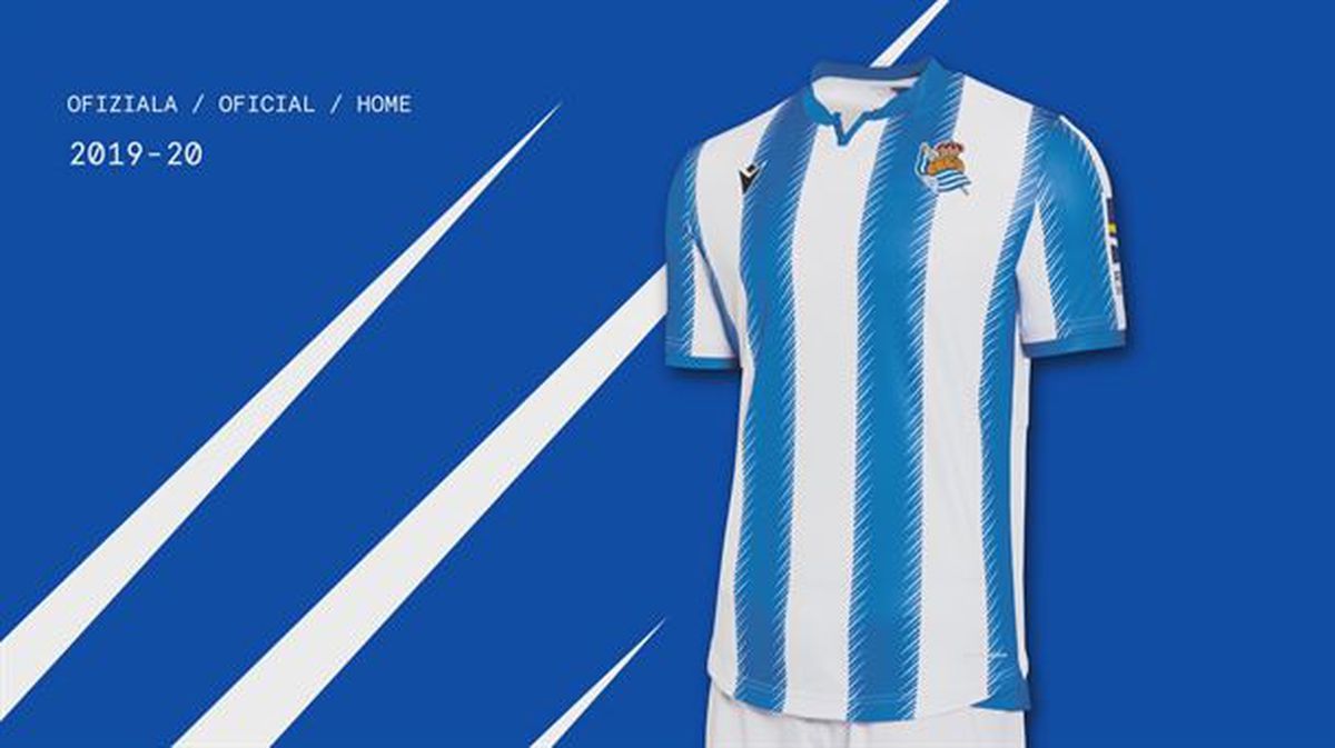 simultáneo veneno Maletín Video de la nueva camiseta de la Real Sociedad para la temporada 2019-2020