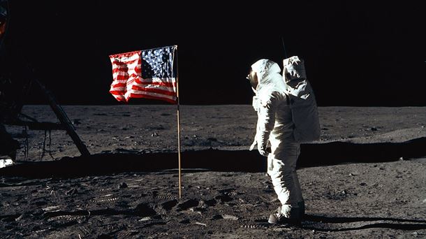 Alunizaje de Neil Armstrong, Buzz Aldrin y Michael Collins.