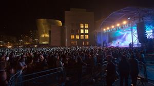 Abandoibarra es uno de los escenarios de los conciertos de la Aste Nagusia. Foto: Ayuntamiento