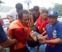Una treintena de muertos y desaparecidos en tres naufragios en Filipinas