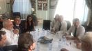 Irango Atzerri ministroaren bisita laburra jaso dute Biarritzen