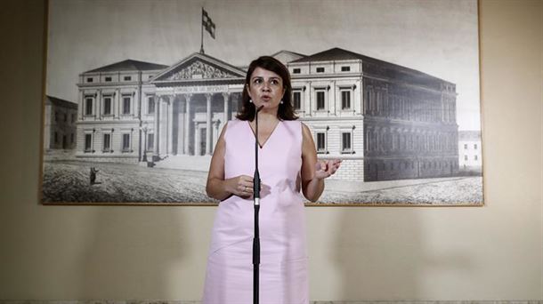 Adriana Lastra, PSOEko bozeramailea.