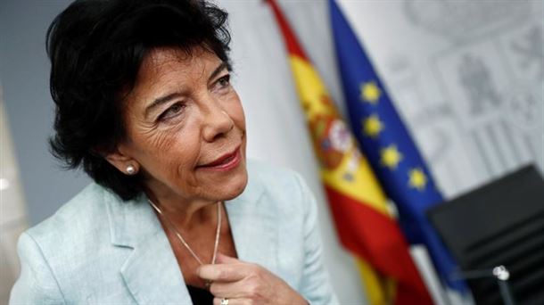 La portavoz del Gobierno español, Isabel Celaá. Foto: Efe