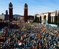 600.000 lagun inguruk hartu dute parte Kataluniako Diadako manifestazioan