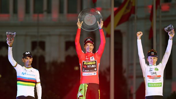 Valverde, Roglic eta Pogacar