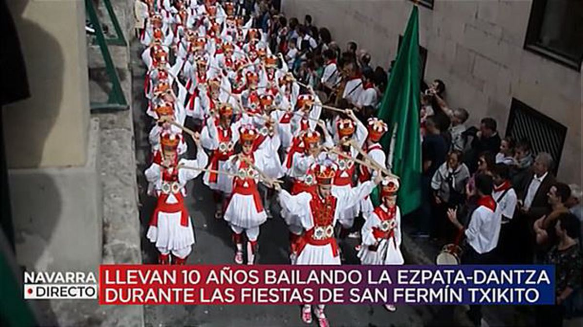 Vídeo: Ezpata-dantza de baile tradicional de san fermín txikito