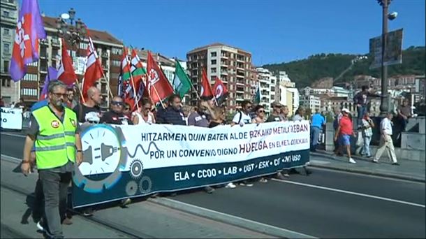 Demonstration in Bilbao.  Photo: EiTB
