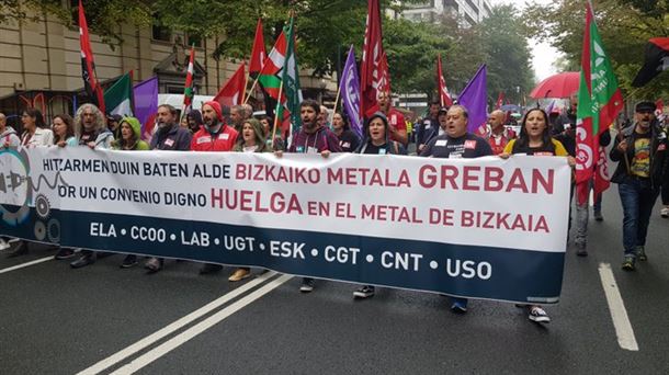 Massive demonstration in Bilbao