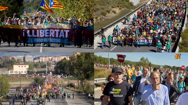 Marchas por la Libertad en Cataluña / EFE