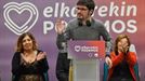 Acto de cierre de campaña de Elkarrekin Podemos en Barakaldo