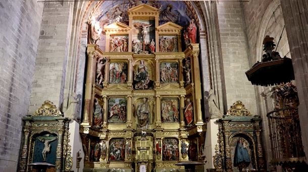 El primer retablo Romanista de Euskadi es el de la iglesia de Estavillo