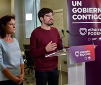 Elkarrekin Podemos hará 'lo que esté en sus manos' por un Gobierno estable