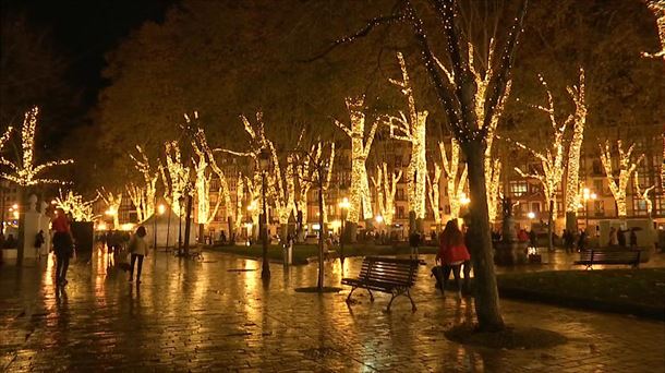 Luces de Navidad en Bilbao / EiTB