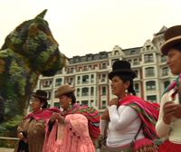 Las 'cholitas escaladoras' visitan Bilbao invitadas por el 'Mendi Film Festival'