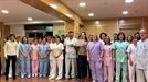 El personal de la clínica Asunción de Tolosa canta su versión de 'Lau Teilatu'