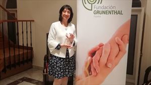 Pilar Ruiz de Larrea tras la enrega de premios de la Fundación Grunenthal