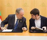 El Gobierno Vasco y E-Podemos firman el pacto para facilitar los Presupuestos de 2020