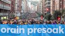Unas 65.000 personan claman en Bilbao contra la política penitenciaria excepcional