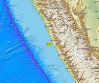 Un terremoto de 5,4 grados en la escala de Richter sacude Perú