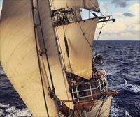 María Intxaustegi cruza el océano Atlántico en el bergantín “Bark Europa”