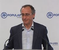 Alfonso Alonso dimite como presidente del PP vasco
