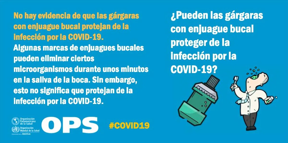 pila Prominente Mayordomo Coronavirus: Hacer gárgaras con agua tibia no te protege del COVID-19