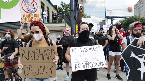Protestas contra la muerte del joven negro Rayshard Brooks 