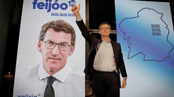 El presidente de la Xunta de Galicia y candidato del PP, Alberto Núñez Feijóo. Foto: Efe