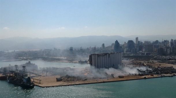 Explosión en Beirut. Imagen: Agencias