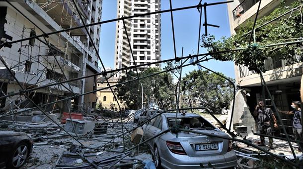 Las explosiones han originado grandes daños en Beirut