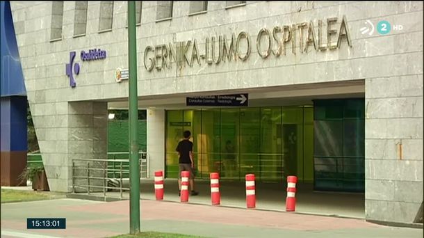Hospital de Gernika-Lumo. Imagen obtenida de un vídeo de ETB.