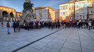 Incidentes en Vitoria en una protesta, no comunicada, de negacionistas
