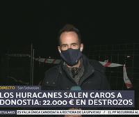 Los huracanes salen caros a San Sebastián: 22.500 euros en destrozos