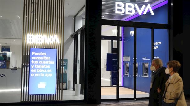 Oficina bancaria de BBVA en Bilbao. Foto: EFE
