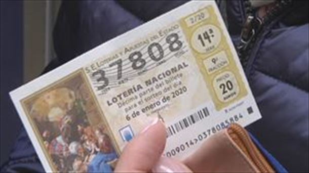 Un boleto de la lotería de "El Niño".